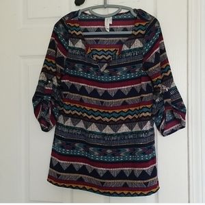 Boho pattern top